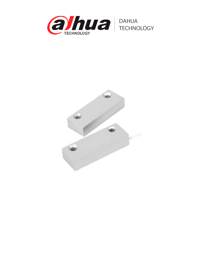 DAHUA DHI-ARD312 - Contacto Magnético Metálico/ Cableado/ Interior o Exterior para puertas o ventanas/ NC/ Uso residencial o comercial/ GAP 35 mm/ CE DAHUA DHI-ARD312 - Contacto Magnético Metálico/ Cableado/ Interior o Exterior para puertas o ventanas/ NC/ Uso residencial o comercial/ GAP 35 mm/ CE
